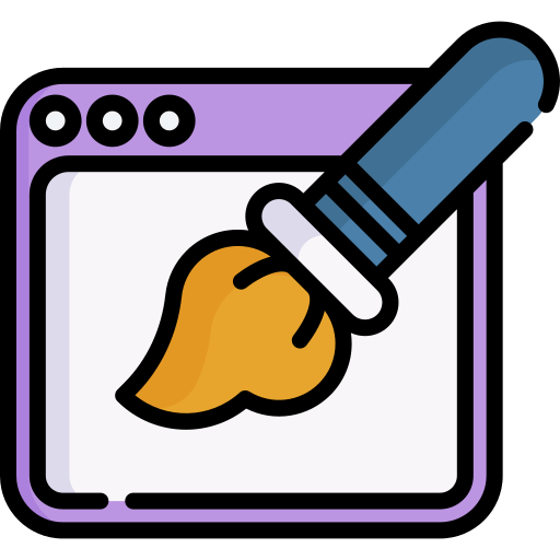 Kreativer Ausdruck beim Programmieren – Symbol für künstlerisches Gestalten mit Code